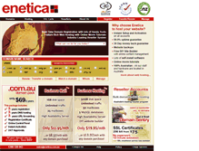 Tablet Screenshot of enetica.com.au